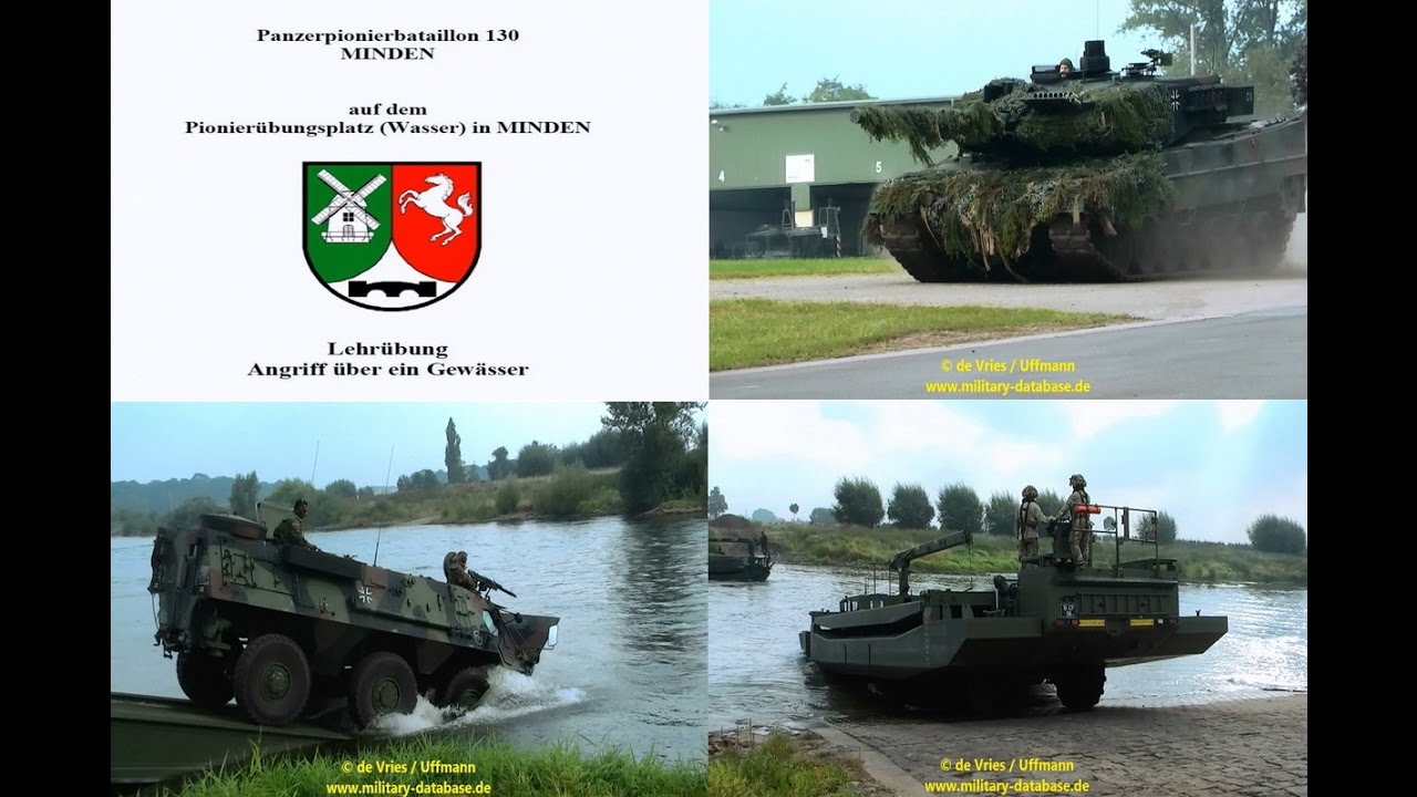 2016 Bundeswehr Lehrübung - Angriff über ein Gewässer in Minden - Teil 1/2