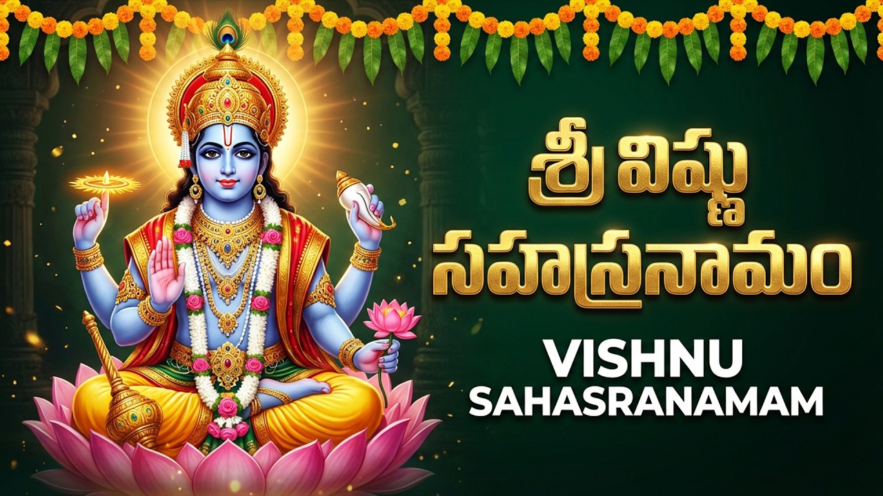 శ్రీ విష్ణు సహస్రనామం వింటే కష్టాలు పోయి ధనవంతులు అవుతారు | Vishnu Sahasranamam Stotram