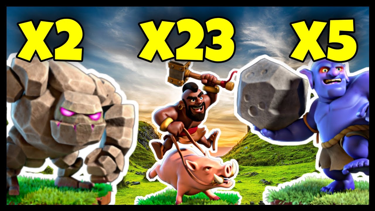 Th9 GoHoBo: Th9 Golem Hog Bowler Attack Strategy 2020 | Part 17 | Clash of Clans