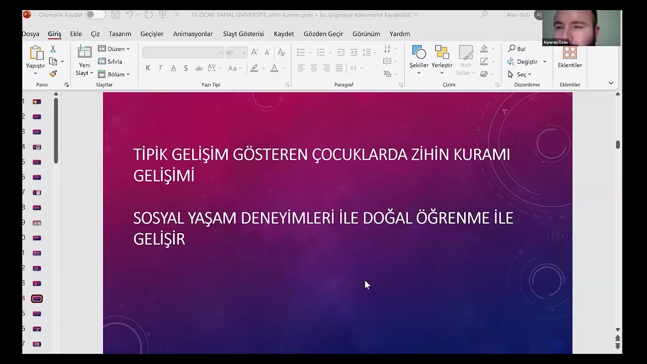 Zihin Kuramı I I Alev Girli