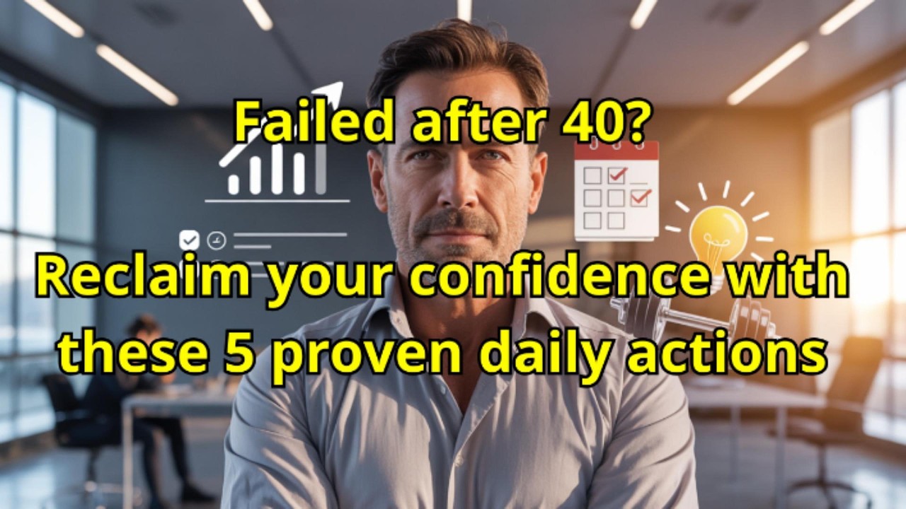 Failed after 40? Reclaim your confidence with these 5 proven daily actions
