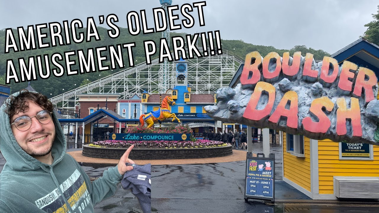 First Time at Lake Compounce Vlog!! | USA's Oldest Amusement Park!