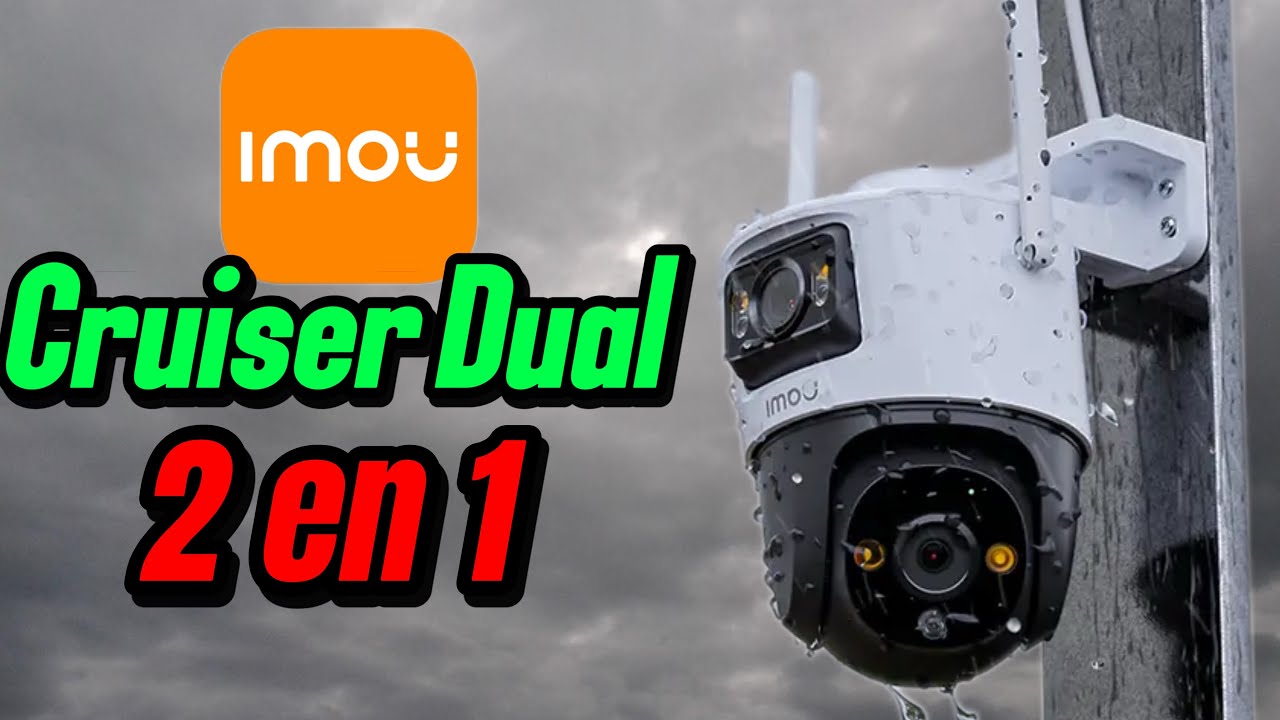 CAMARA de SEGURIDAD  2 en 1 con wifi, IMOU Cruiser dual.