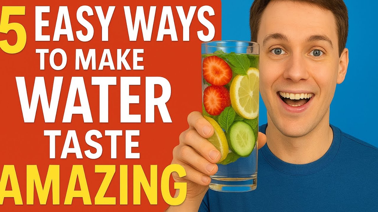 5 Easy Ways To Make Water Taste Amazing