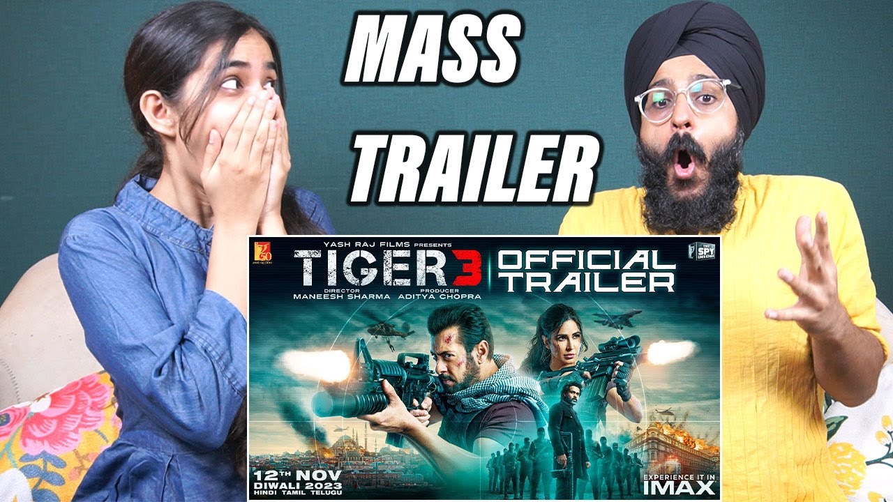 Tiger 3 Trailer Reaction| Salman Khan, Katrina Kaif, Emraan Hashmi | Maneesh Sharma