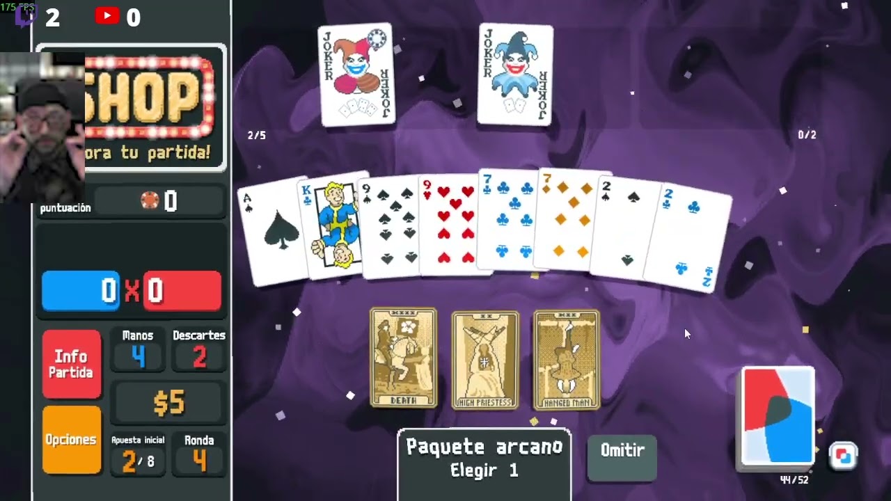 Balatro un rato y luego algo de bajo interes   ya funciona el bot !balatro !pc