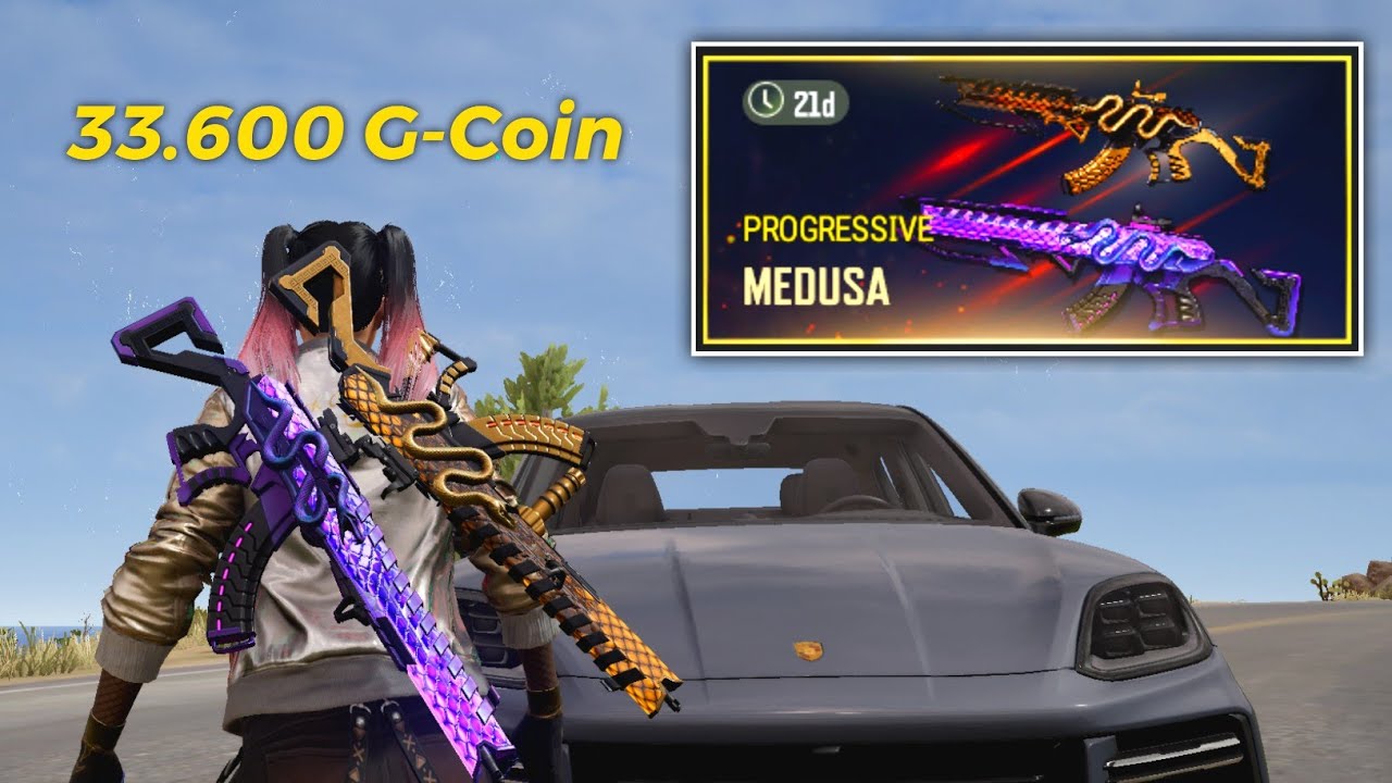 Beryl Medusa Crate Opening 33.600 G-Coin + 600 Contraband - PUBG PC
