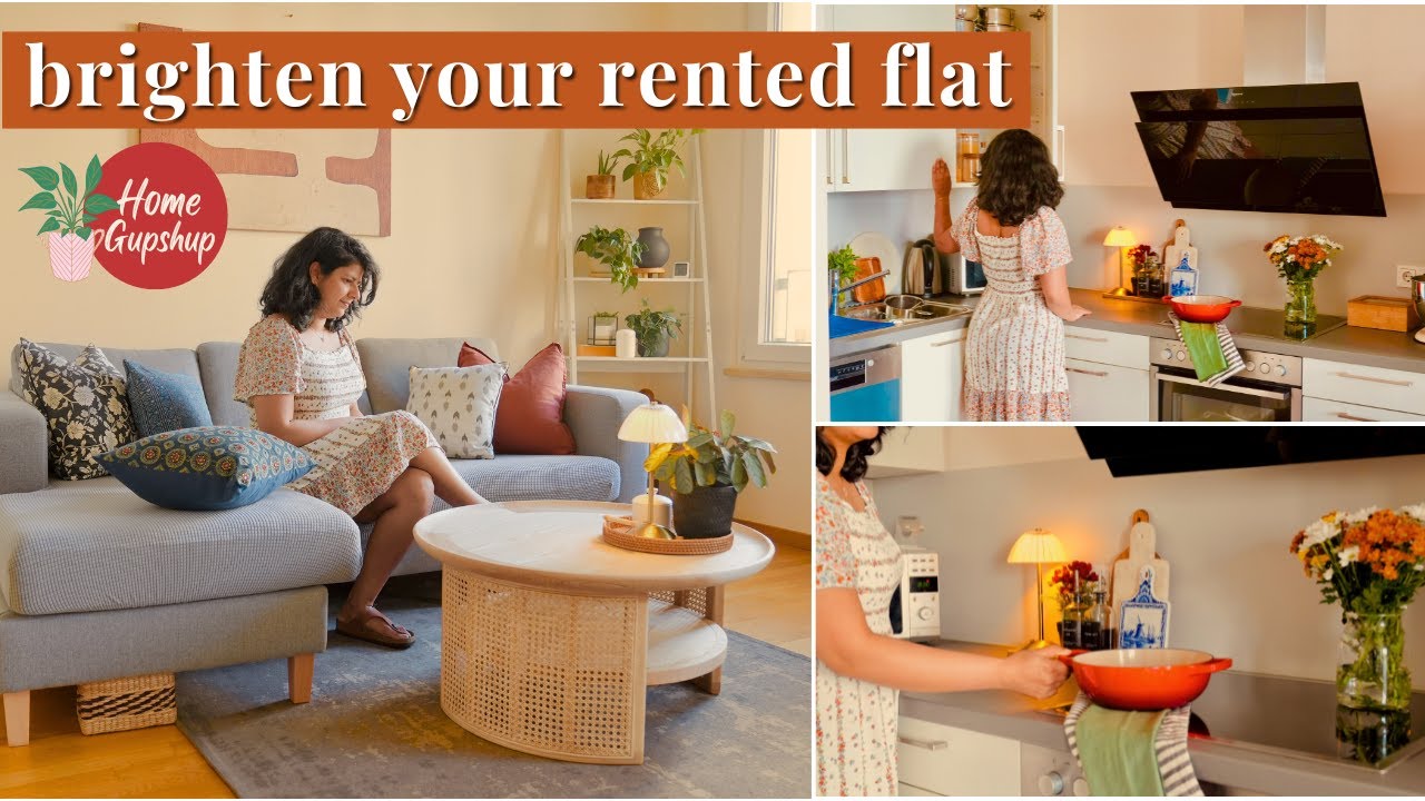 BRIGHTEN UP YOUR RENTED FLAT in no time with these relatable ideas | Elegant decor & Ideas