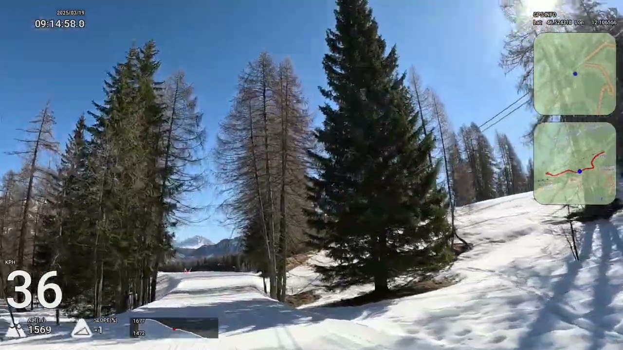 Skiing Prati (22, blue), Pocol, Tofana, Cortina d'Ampezzo