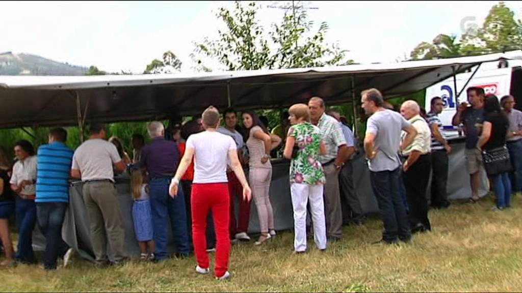Vaia Troula nas festas de Insua (Vila de Cruces)