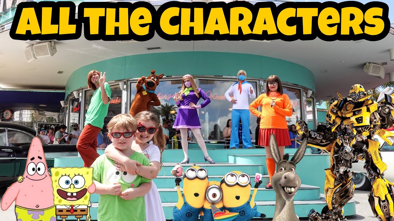 All The Characters at Universal Studios Orlando | Character Meet & Greets Universal Studios