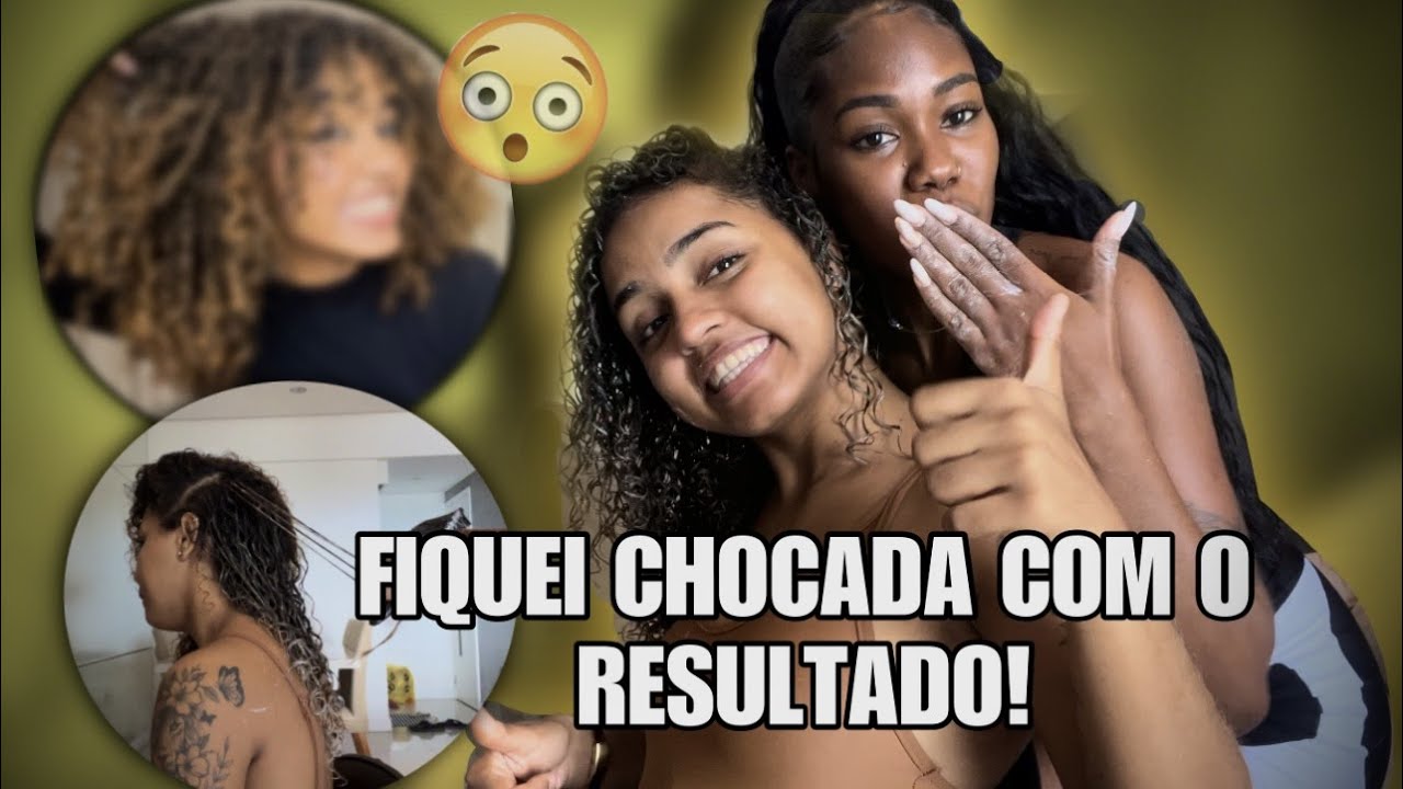 MINHA AMIGA FINALIZOU MEU CABELO DE UMAFORMA TOTALMENTE DIFERENTE E O RESULTADO ME SURPREENDEU😨
