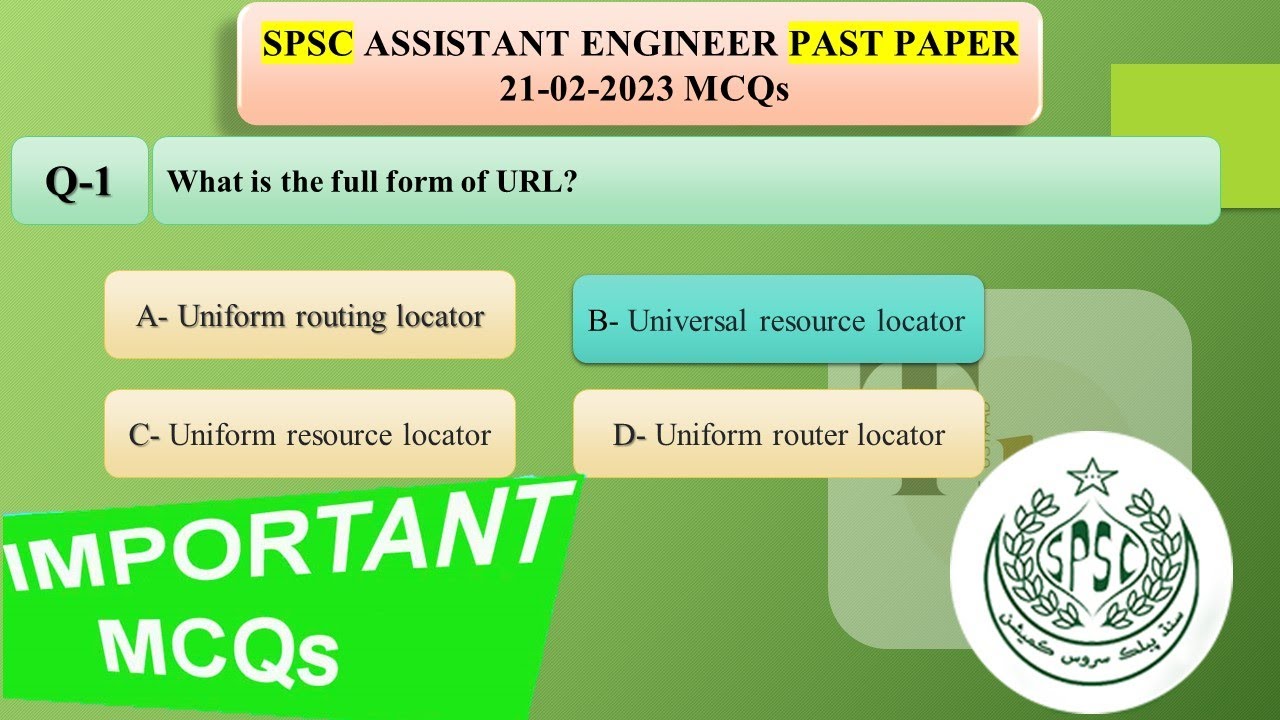 SPSC Past Papers| Important for Town Officer & Municipal Officer| Important Mcqs 2023 