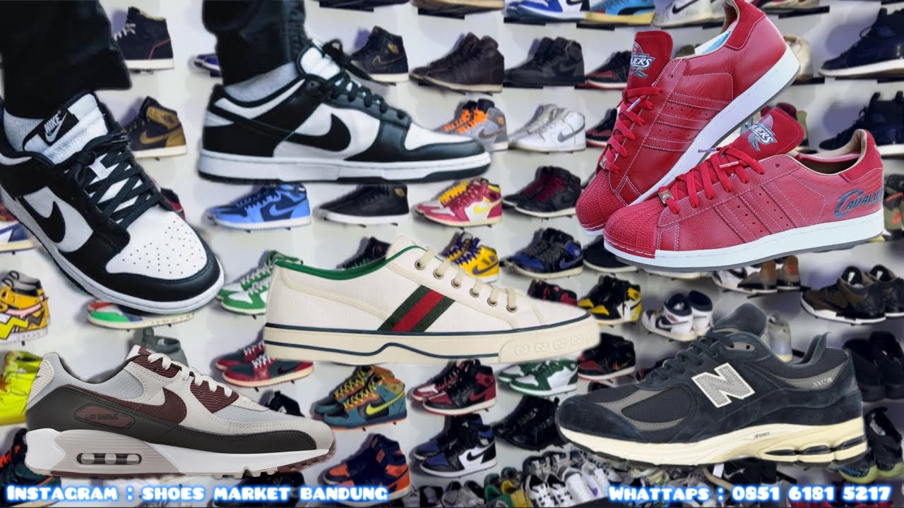 Thrifting di kota bandung ( air jordan 1 , adidas , nike , barang vintage ada disini )