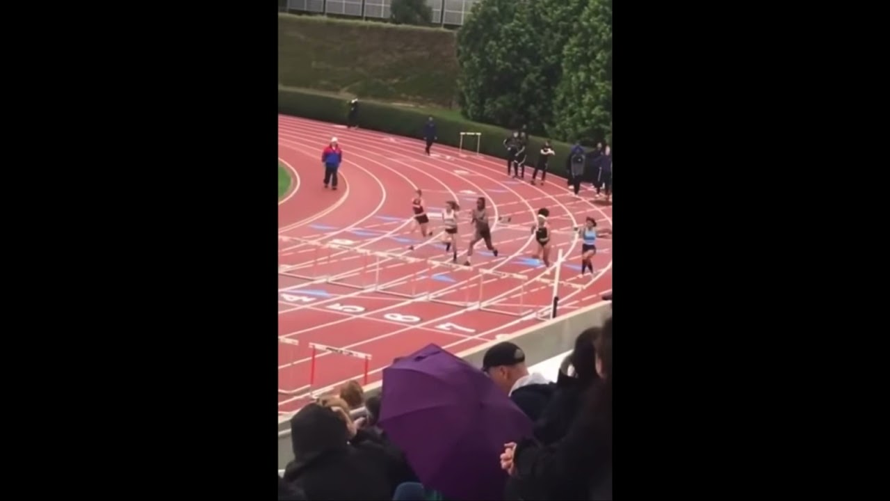 Transgender College Athlete Stomps 110m Hurdles - Cece Telfer