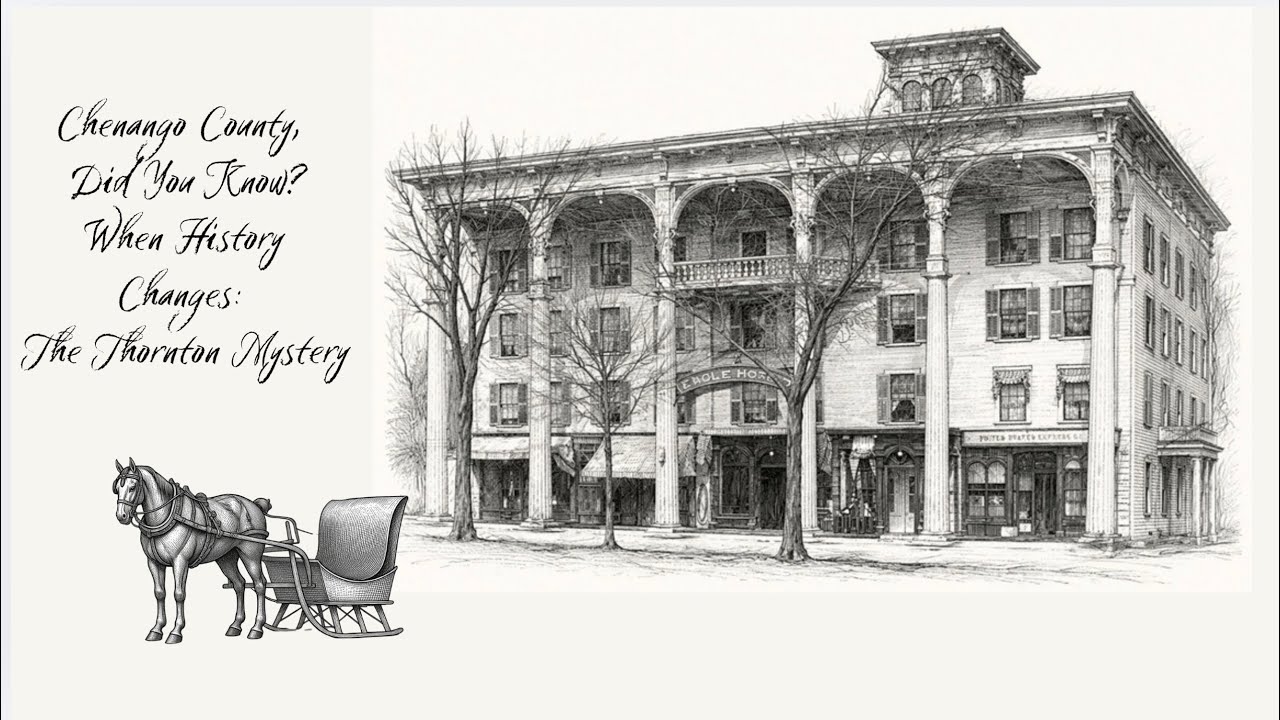 Chenango County, Did You Know? When History Changes: The Thornton Mystery