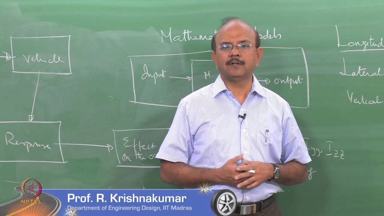 Mod-01 Lec-01 Introduction to Vehicle Dynamics
