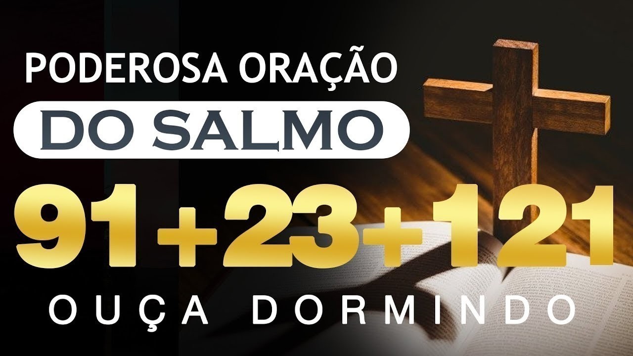 [🙏OUÇA DORMINDO] SALMOS 23, 91 E 121 – Para Dormir em Paz e Sentir o Cuidado de Deus