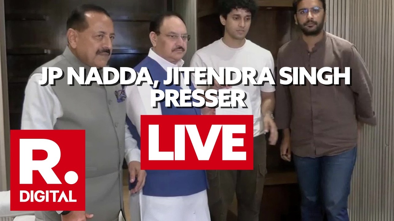 LIVE: JP Nadda, Jitendra Singh Hold Press Conference After CJP Talks | Constitution Club