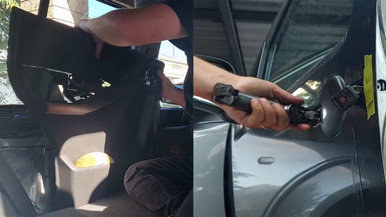 Rear Door won't open – from inside or outside + Front Door Handle. Nissan Pathfinder Torrano R51 STL