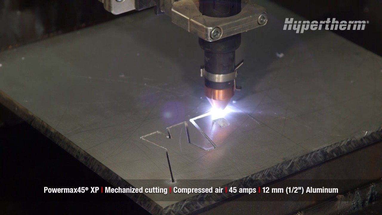 Powermax45 XP mechanized cutting - 12mm aluminum