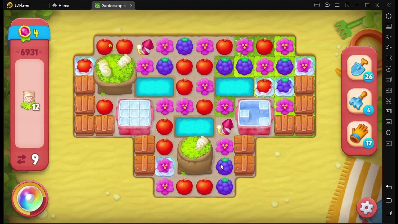 Gardenscapes Level 6931 - No Boosters