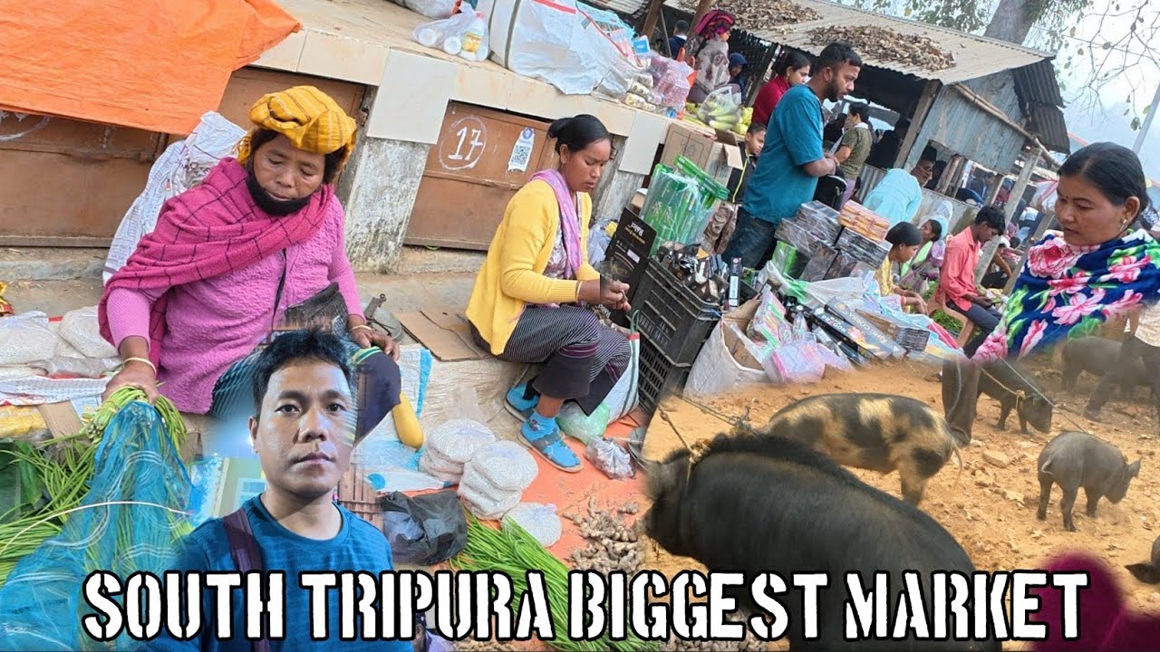 South Tripura Biggest Market - Manubazar