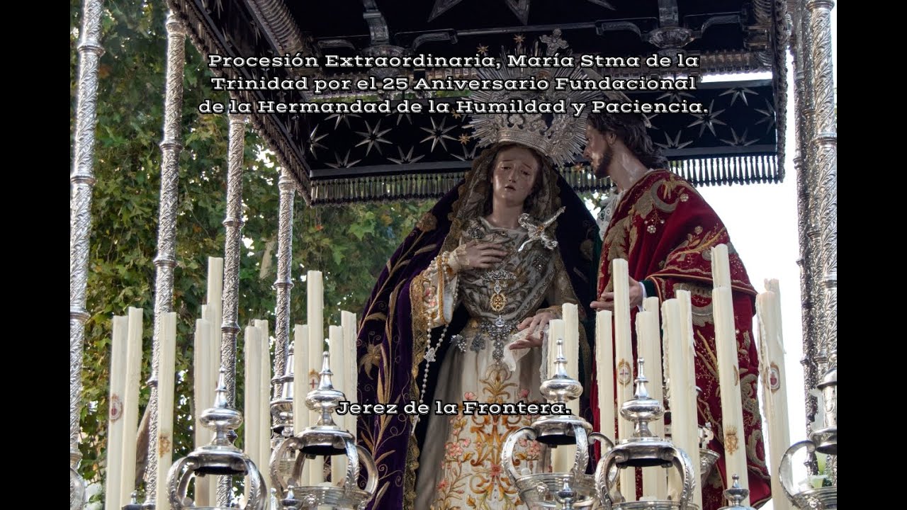 María Stma de la Trinidad por Plaza de la Cruz Vieja 2025.