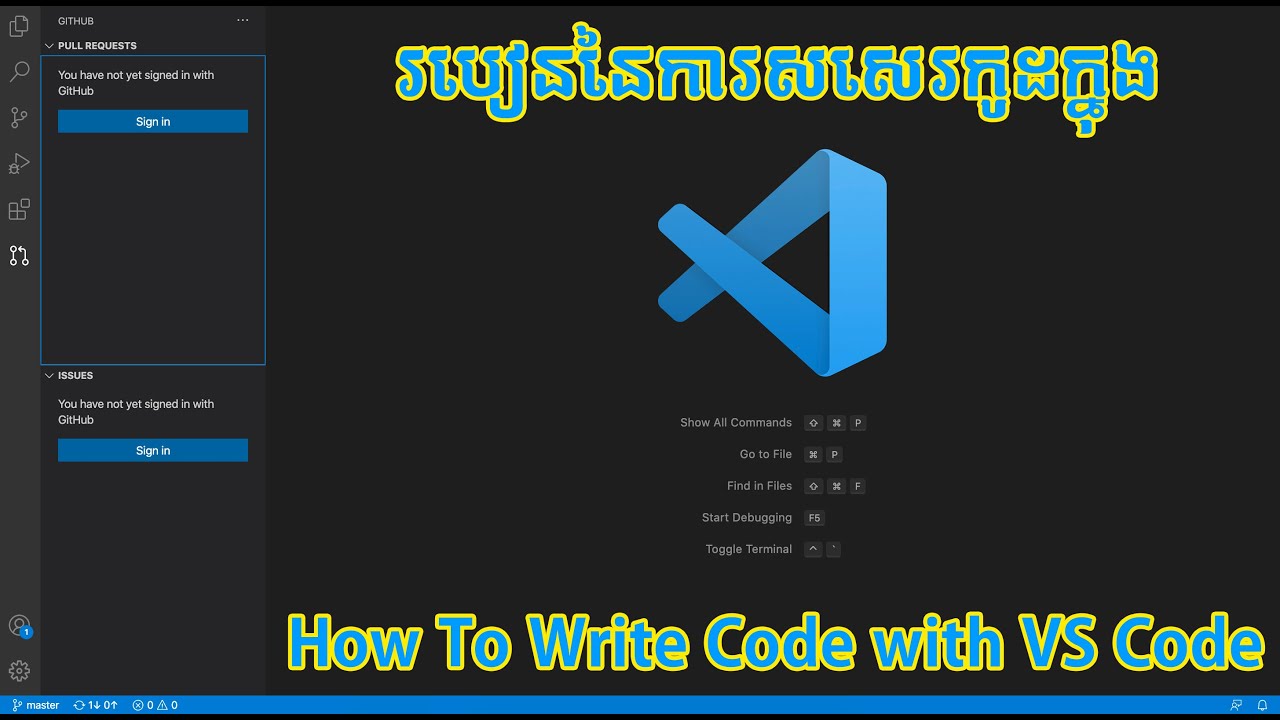 How to Write Code HTML, CSS, Bootstrap and JavaScript  in Visual Studio 2021 | Khmer