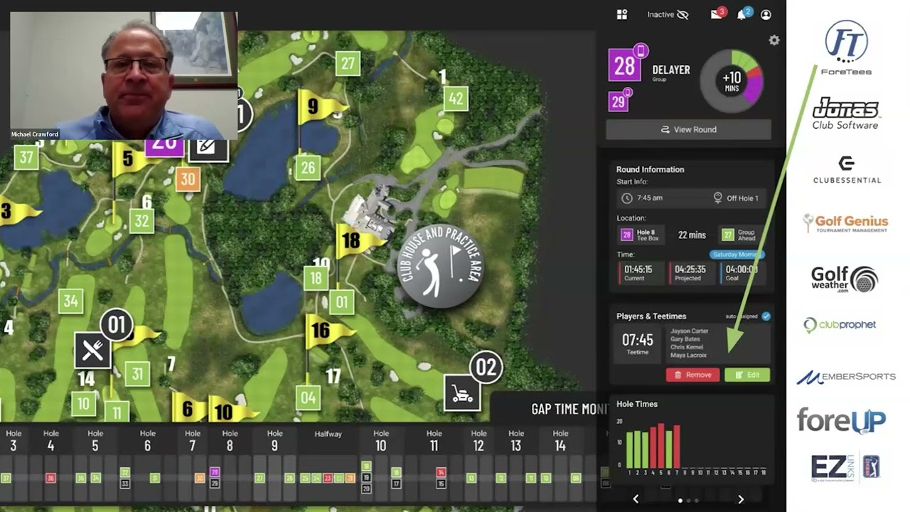 Why Woodway CC relies on Tagmarshal’s Live Map to give staff instant pace information