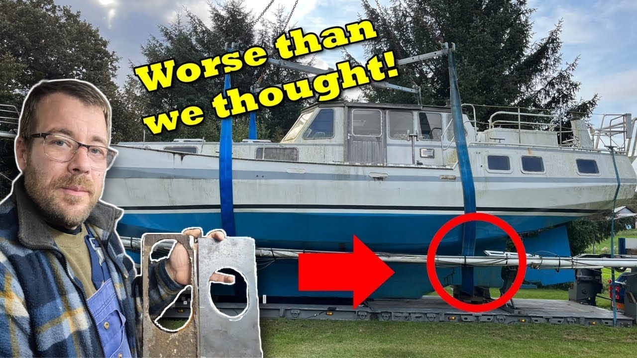 We cut it open…. And found this!!: From Wreck To World Cruiser SY Carla - Part 50