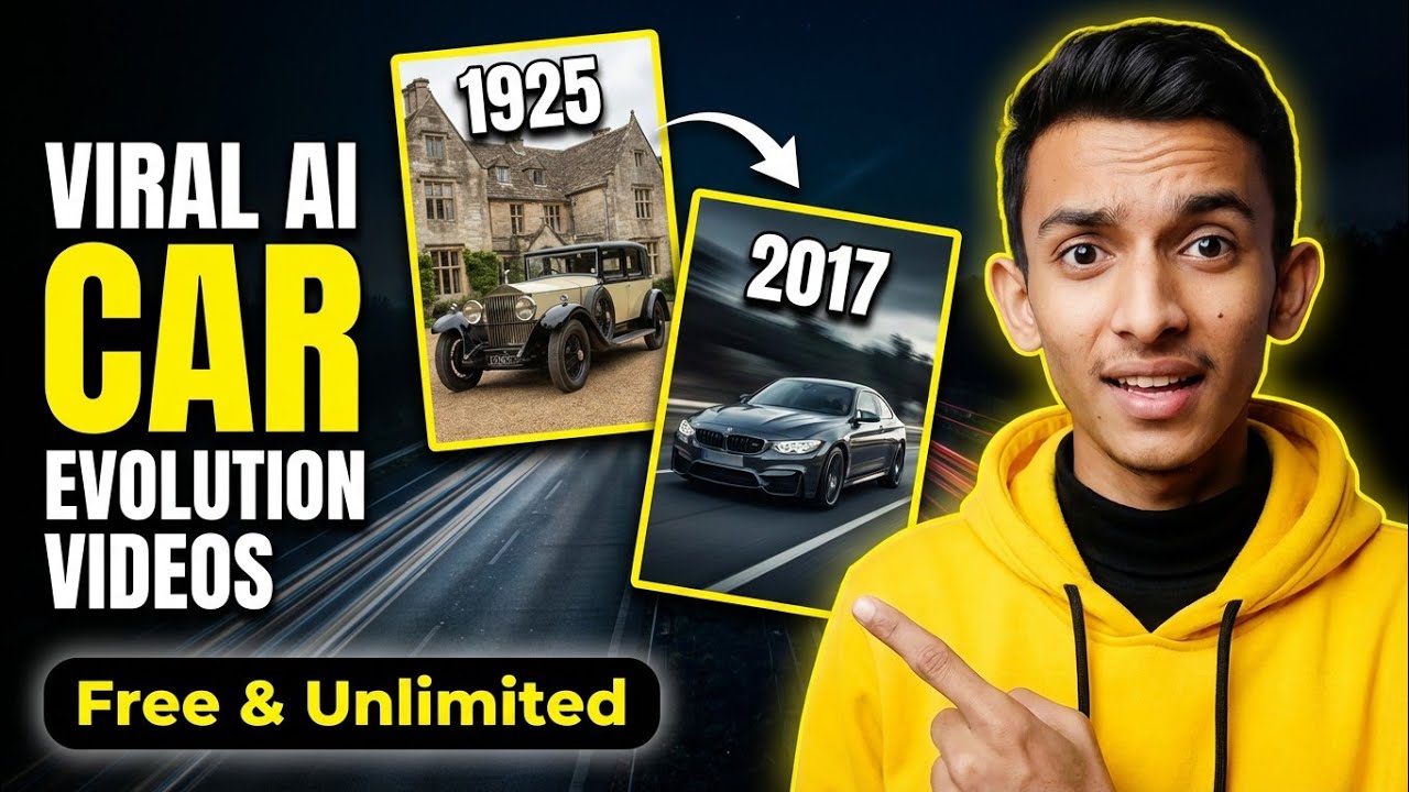 How to Make VIRAL Car Evolution Videos Using AI 🚗🔥 | Full Automation Guide
