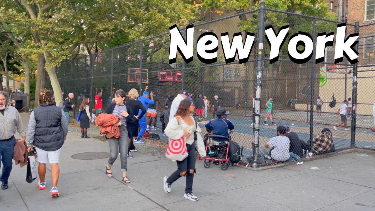 Walking From West Fourth Street Courts To 42nd Street - Manhattan Tour 6th Avenue New York Tour 4k