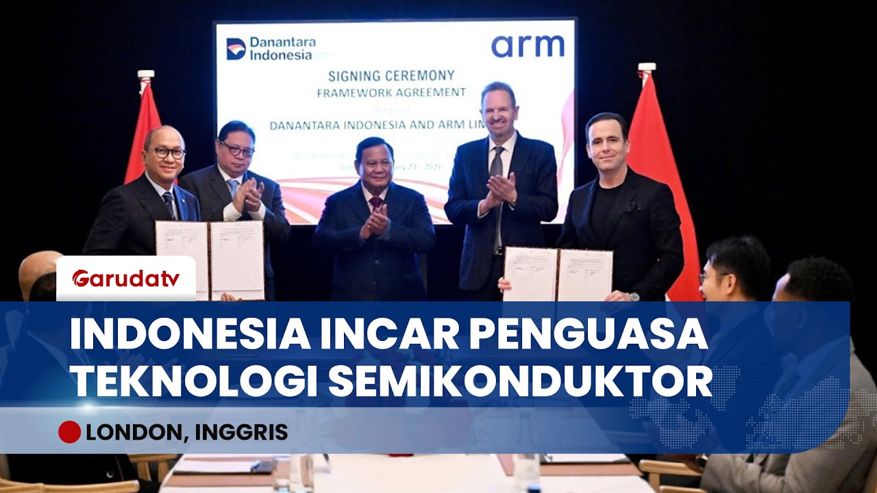 Presiden Prabowo Saksi Kemitraan Danantara & Arm Limited London