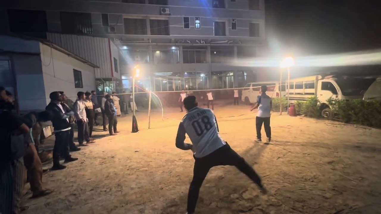 Tournament badminton match