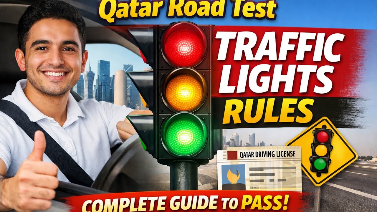 Qatar Road Test Traffic Lights Rules – Complete Guide for Driving Test