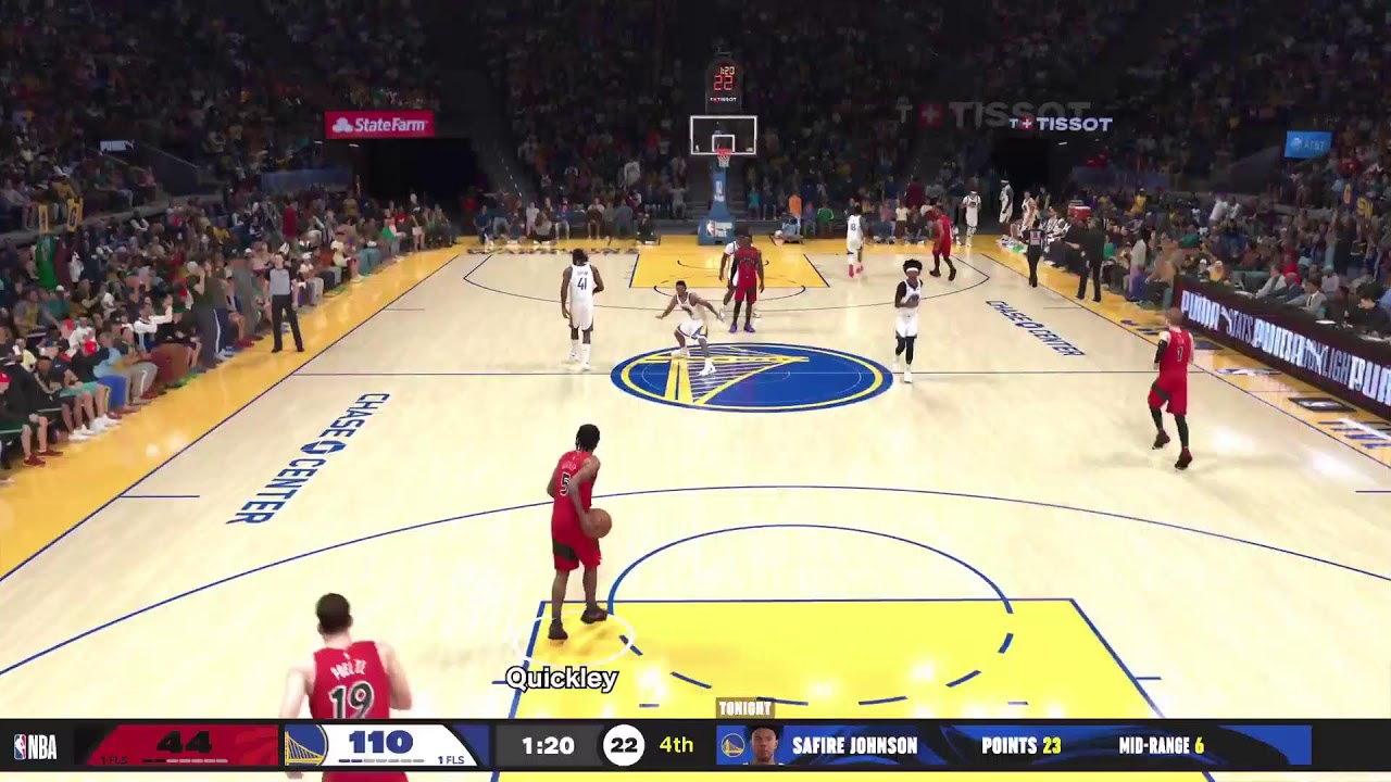 Regular season week 7 Raptors vs Warriors