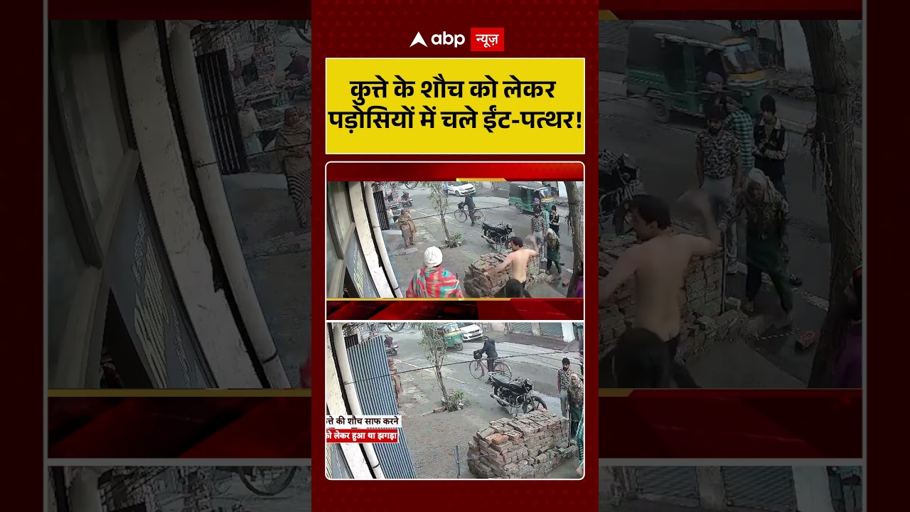 Crime News:कुत्ते के शौच को लेकर पड़ोसियों में चले ईंट-पत्थर!#shorts#ytShorts#viralshorts#viralvideo