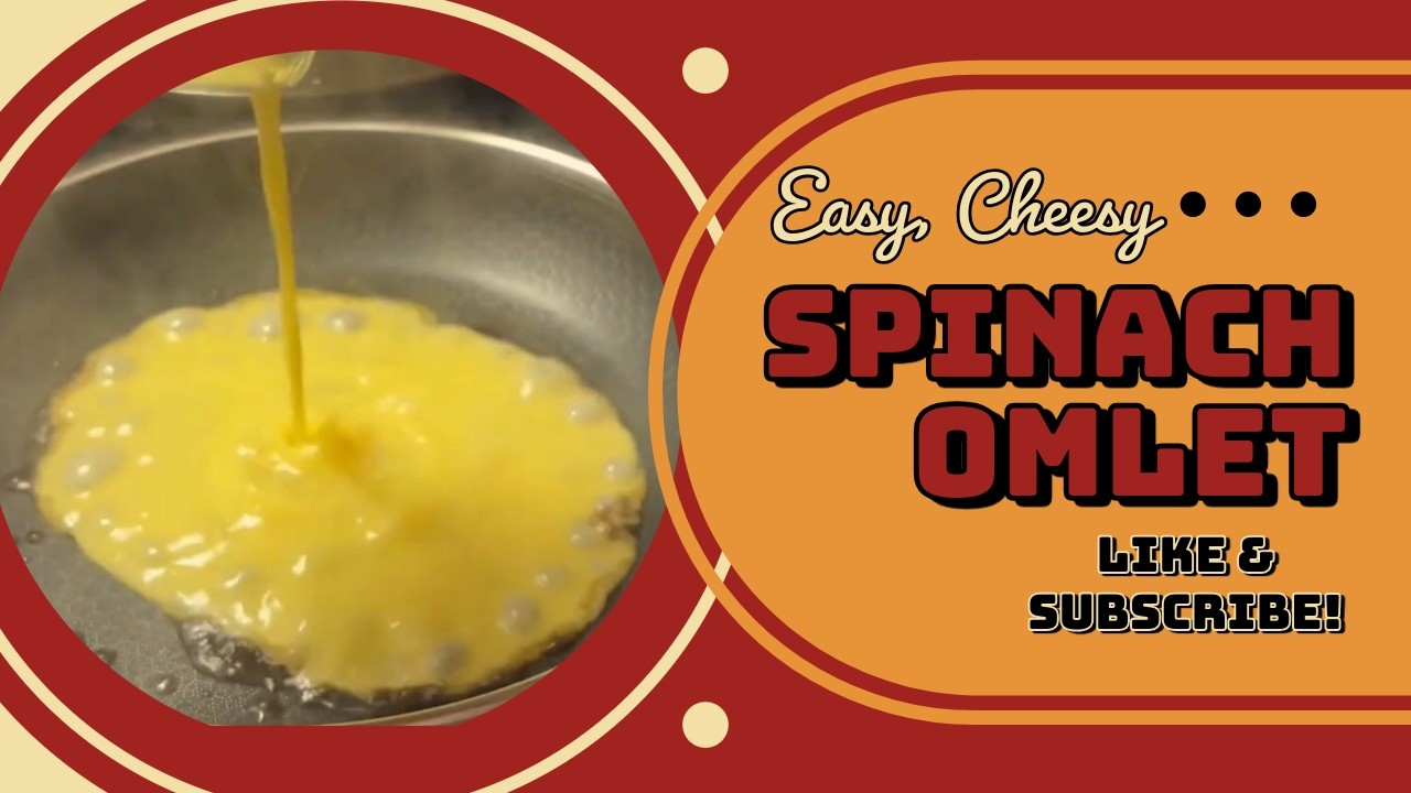 Quick Cheesy Omelette #breakfast #recipe #easyrecipe 