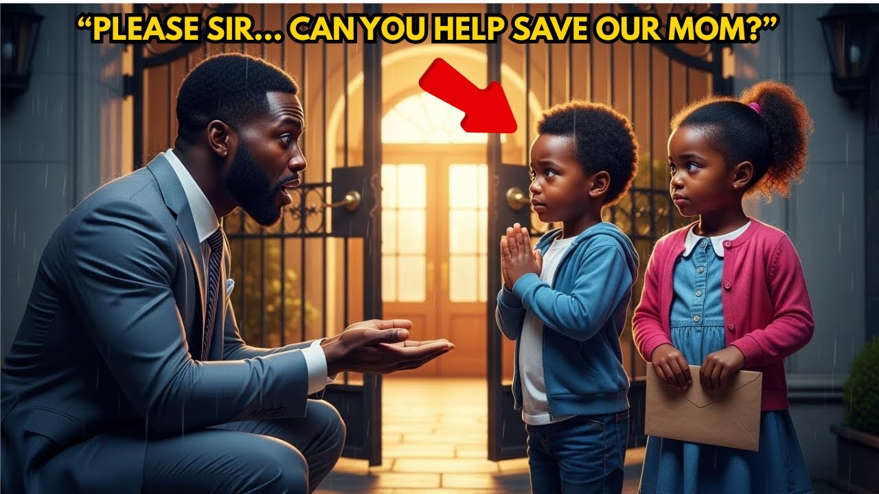 Two 5-Year-Old Twins Beg a Billionaire to Save Their Mother — He Notices a Birthmark and Freezes