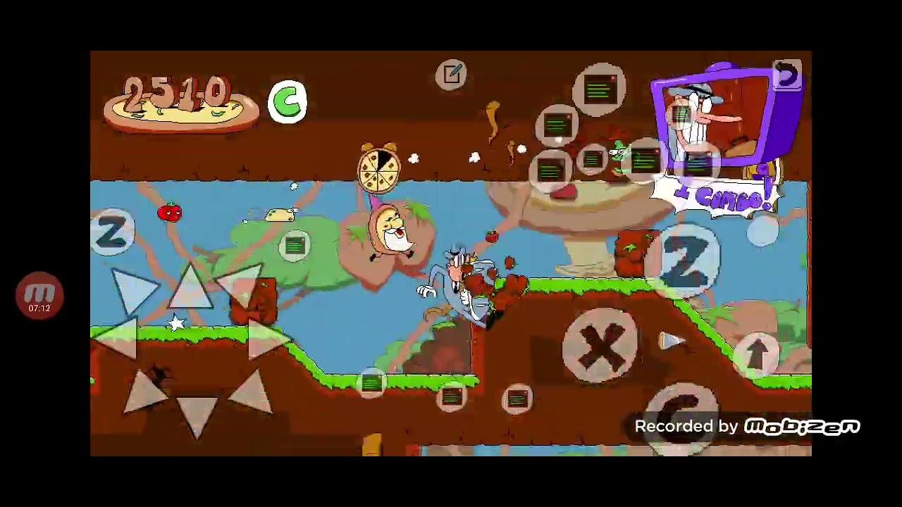 Jogando pizza tower final round android a volta