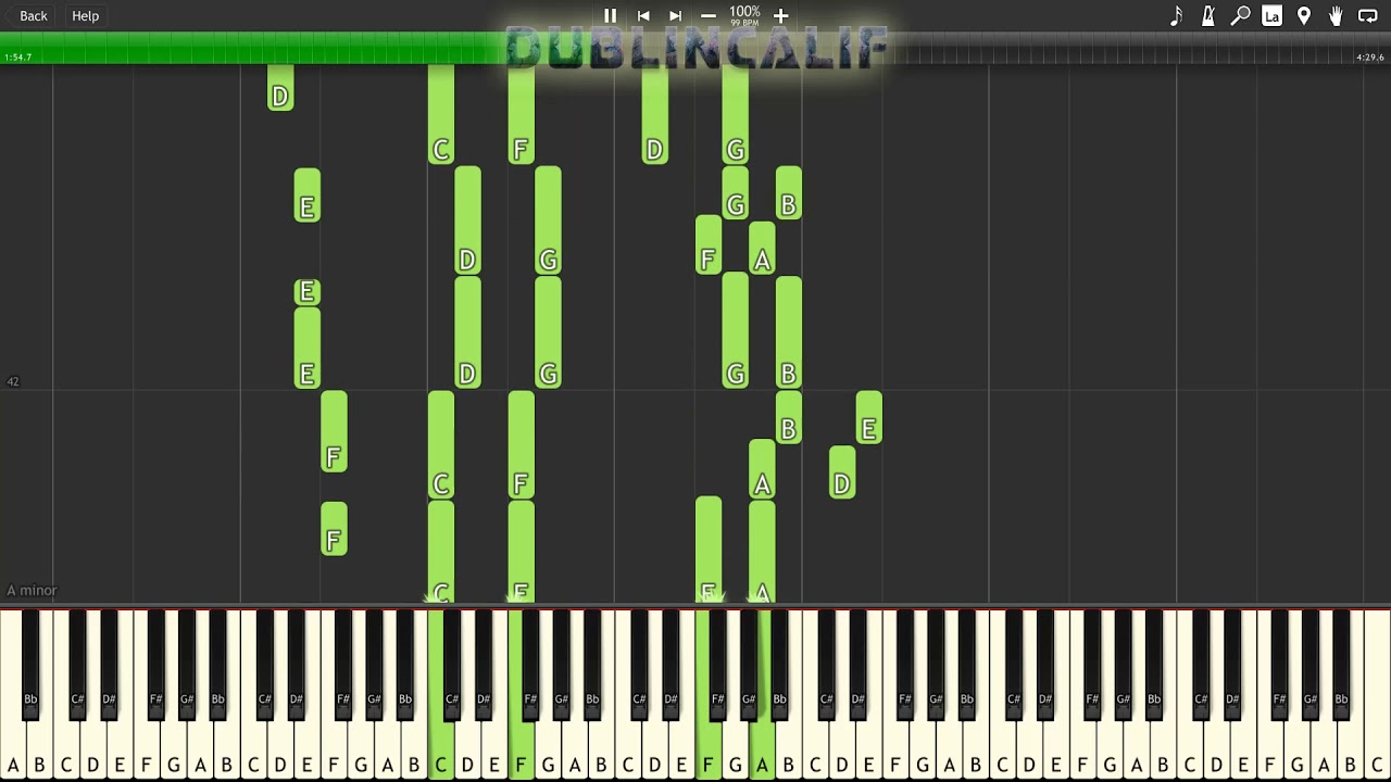 Xenoblade Chronicles - Zanza the Divine Theme Piano Tutorial Synthesia