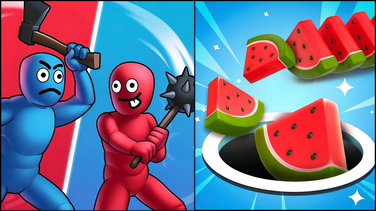 Who Stays Last VS Hole Black Fruit Game - All Levels SpeedRun Gameplay ep1