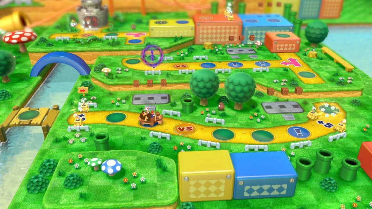 Mario Party 10 Mario Party #814 Toad vs Yoshi vs DK vs Mario Mushroom Park Master Difficulty