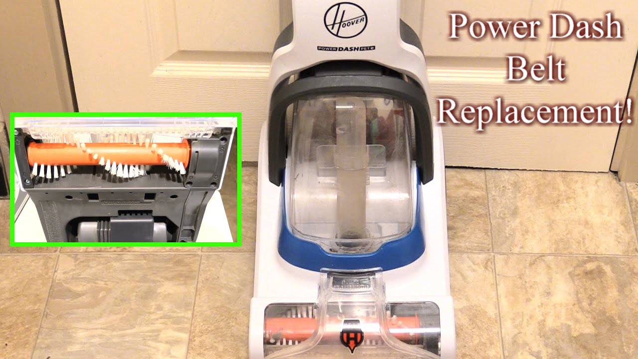 Замена ремня пылесоса Hoover Power Dash Carpet Cleaner!