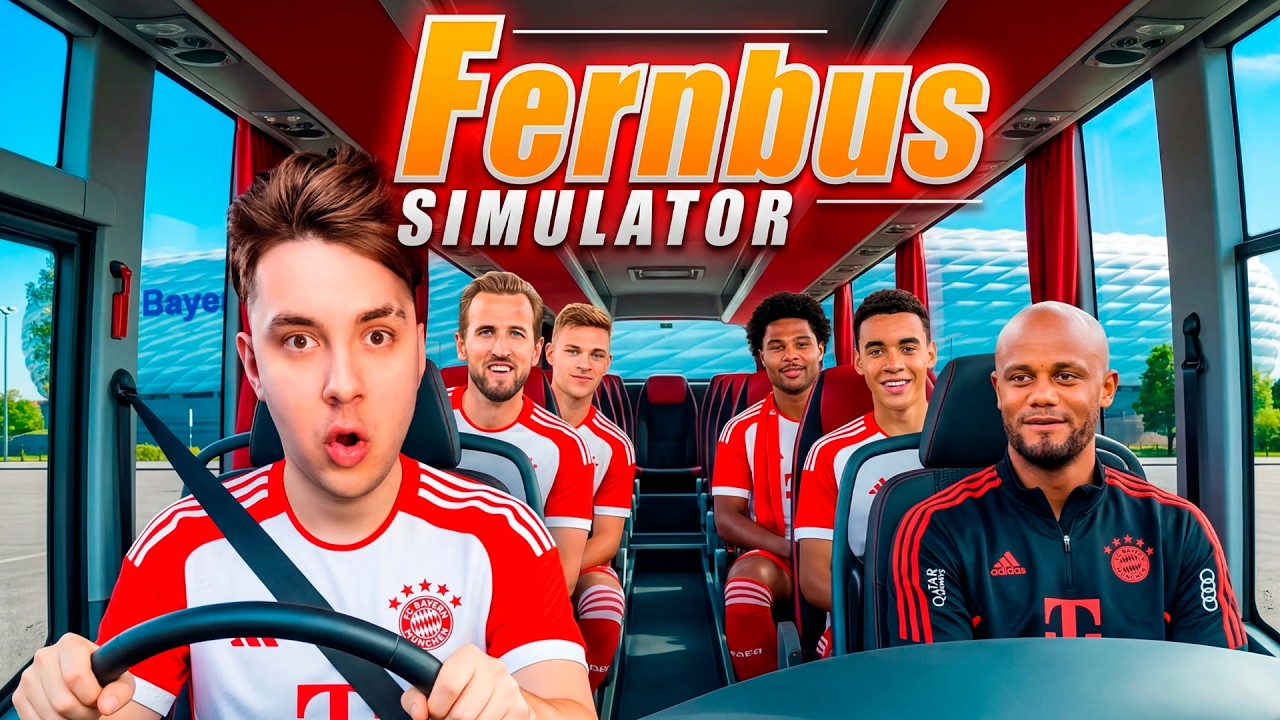 ЕДУ 500 КМ НА НОВОМ АВТОБУСЕ и ДВА МАТЧА БАВАРИИ - Fernbus Simulator #1