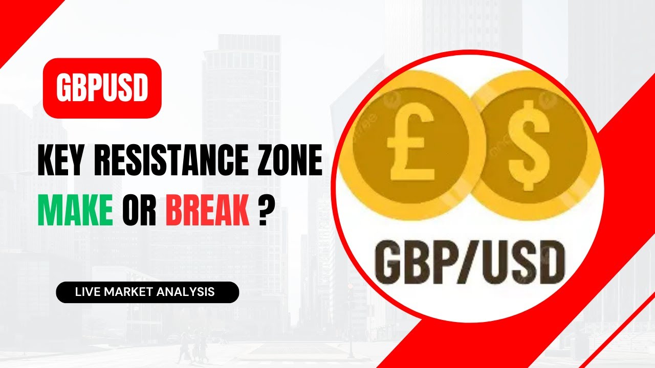 GBPUSD: Make or Break! ⚔️ ဒီ Resistance Zone ကို ပြန်ဖောက်ရင် Moon တော့မှာလား?