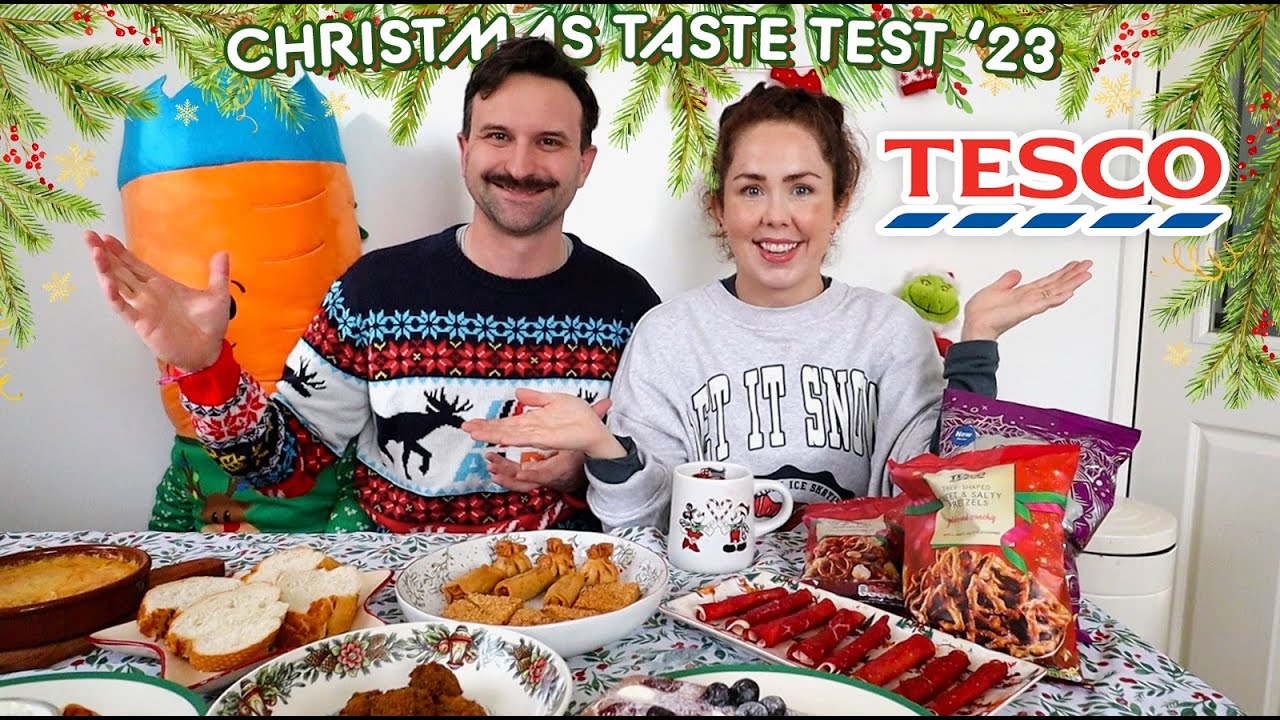 РОЖДЕСТВЕНСКИЙ ДЕГУСТ 2023 ОТ TESCO | Дегустация новинок рождественских продуктов Tesco 2023