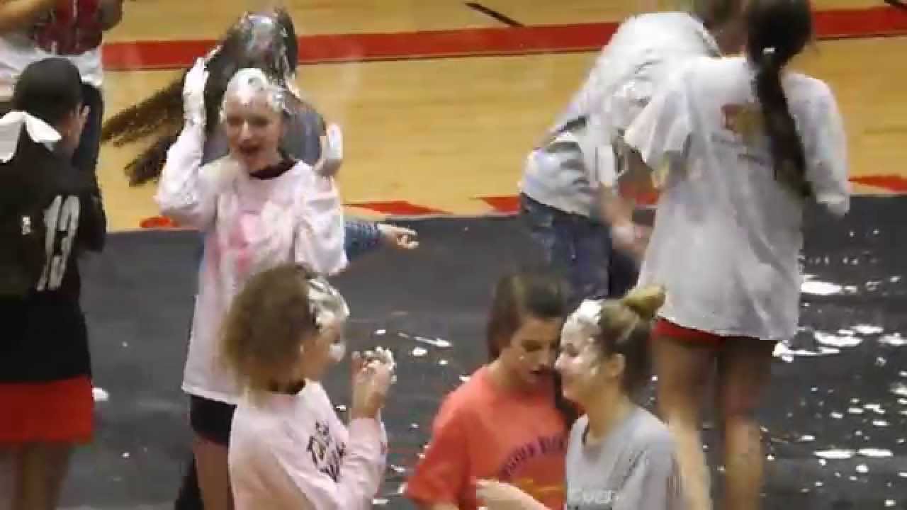 RHS Cheerleaders Pie Face