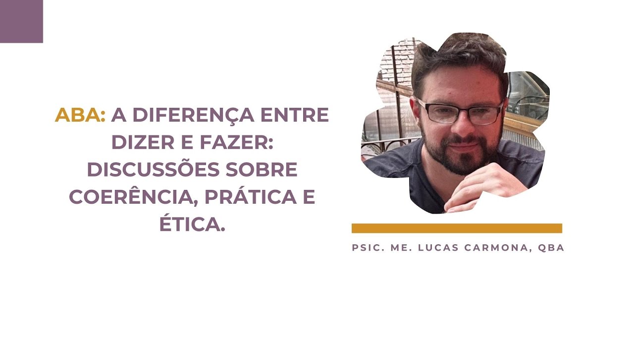 A diferença entre dizer e fazer: discussões sobre coerência, práctica e ética.
